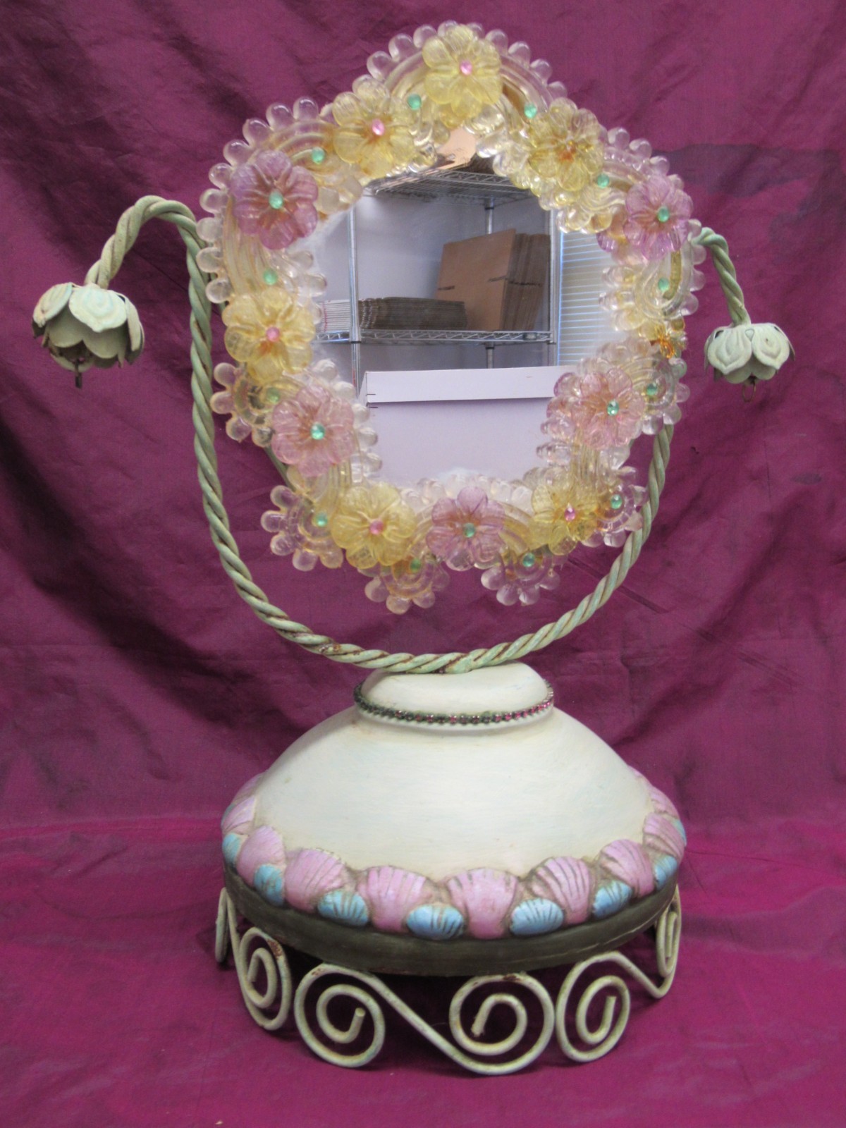Tracy Porter whimsical venetian style Dresser / Vanity mirror 13.75″