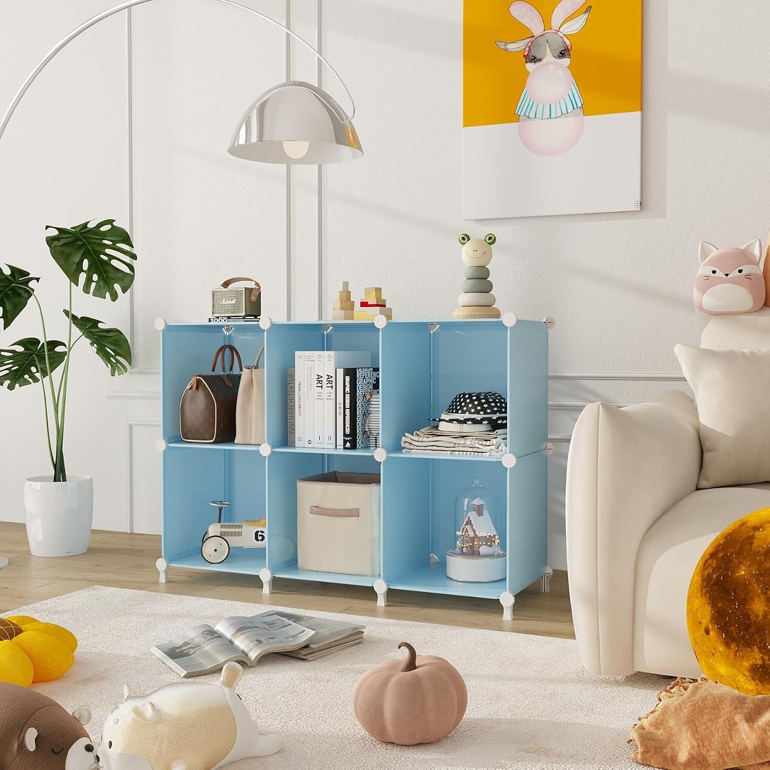Multifunctional 6-Cube Storage Organizer – Lightweight and Adjustable Design
