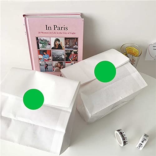 2” Color Coding Labels Circle Dot Stickers,500 per Roll 1 Roll-500 Pack Green