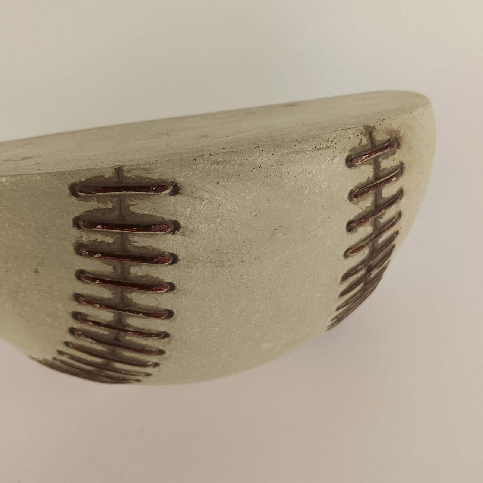 Pier 1 Kids Unisex White Half Baseball Wall Mounted Shelf Model 054339