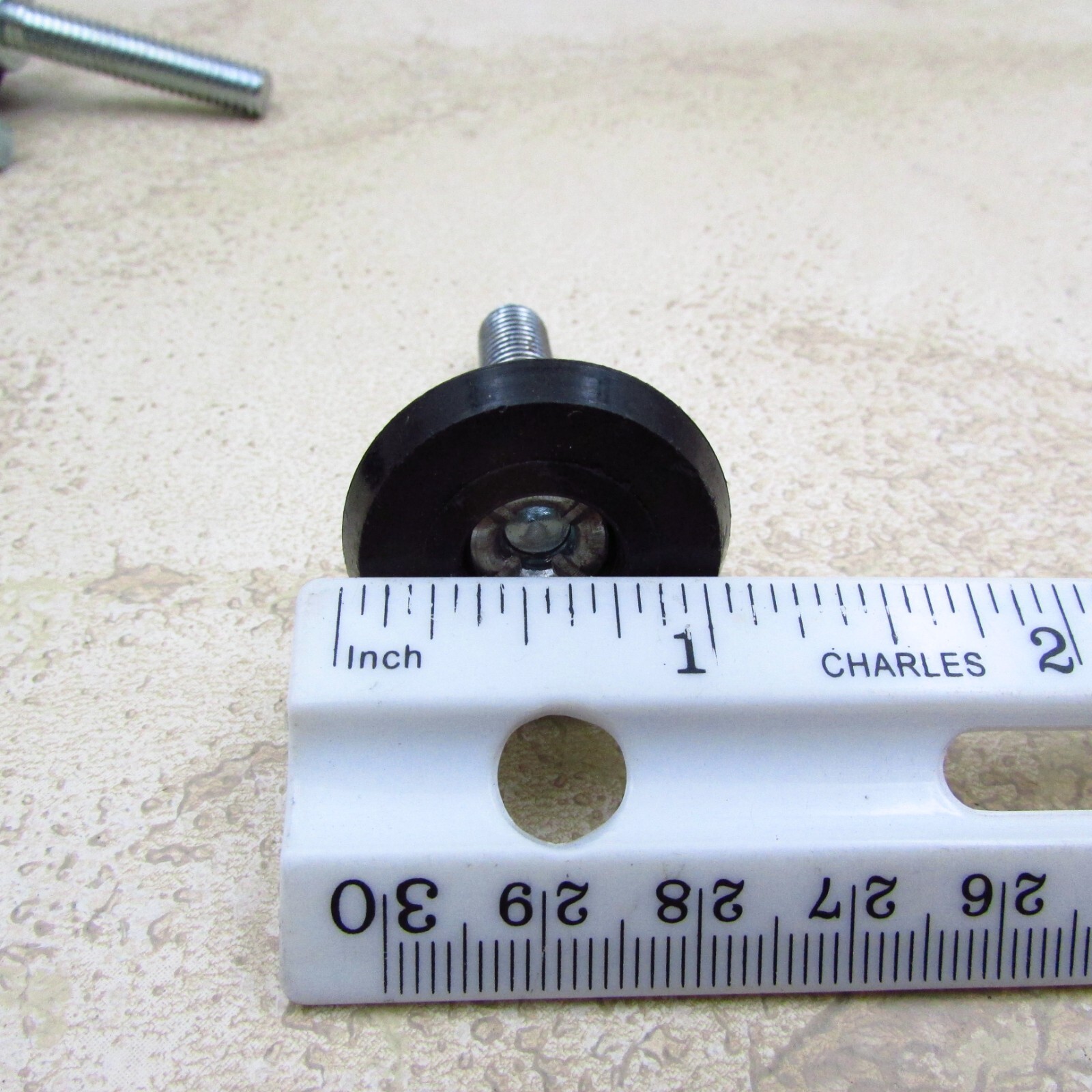 8 Pack 5/16-18 x 1-1/2 Nylon Foot Feet Adjustable Leveler Black Floor Glide