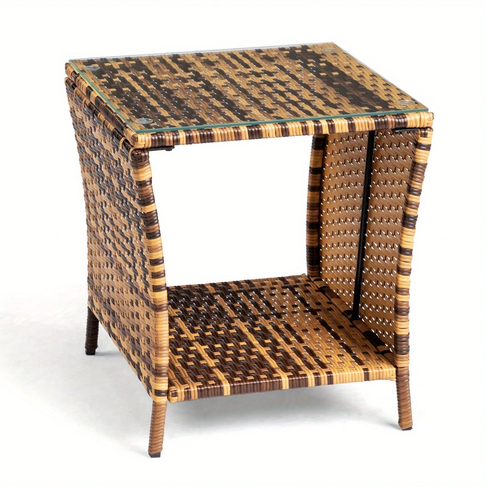 Extra Large 46x46x49.5cm Double-Layer Coffee Table/Side Table With Thickened