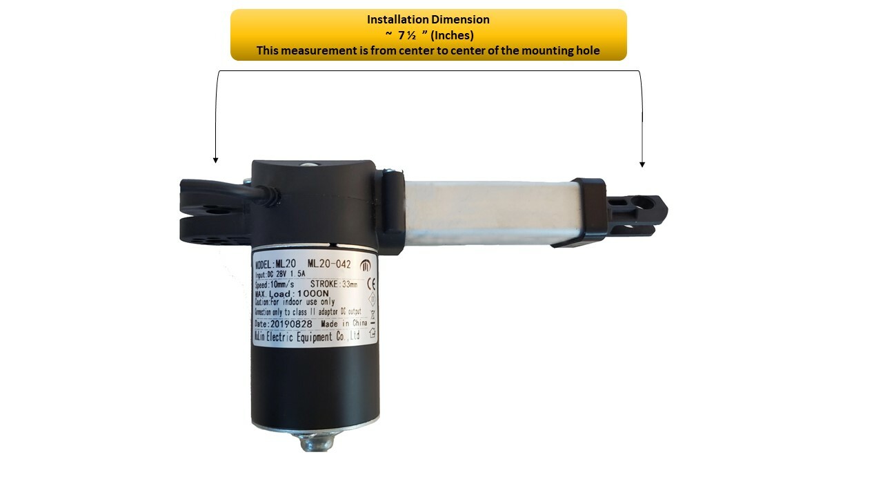 Mulin Electric Motor Actuator – ML20-042 Power Recliner Headrest Motor