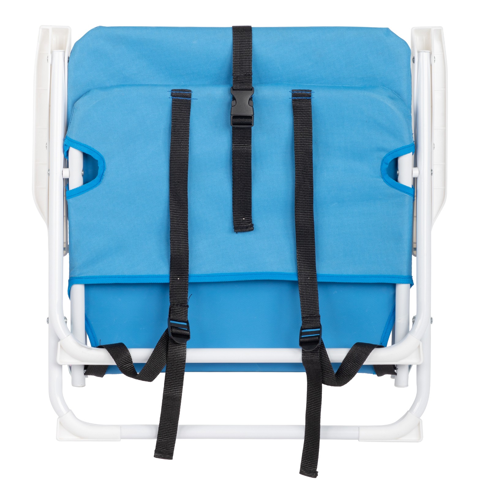 Oxford Cloth Iron Outdoor Beach Chair Blue