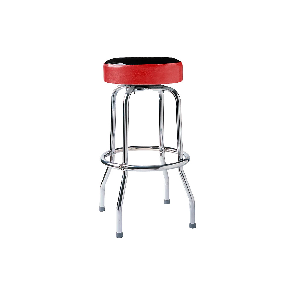 Fender 30 Bar Stool Barstool Metal Rotating Padded Seat Fender Logo Foot Ring
