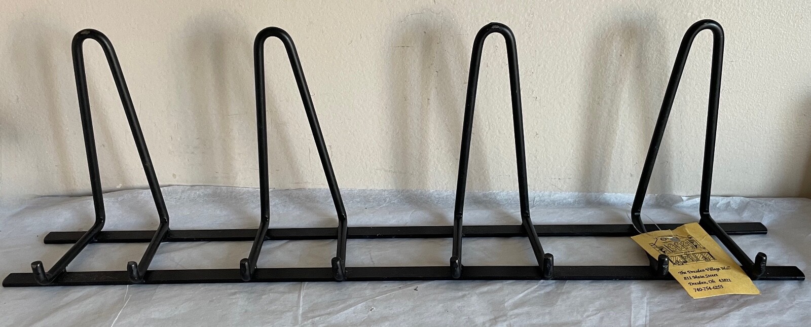 Dresden Village Mall, OH Amish Vintage Wrought Iron Wall Shelf 20 x 6 x 2.5″
