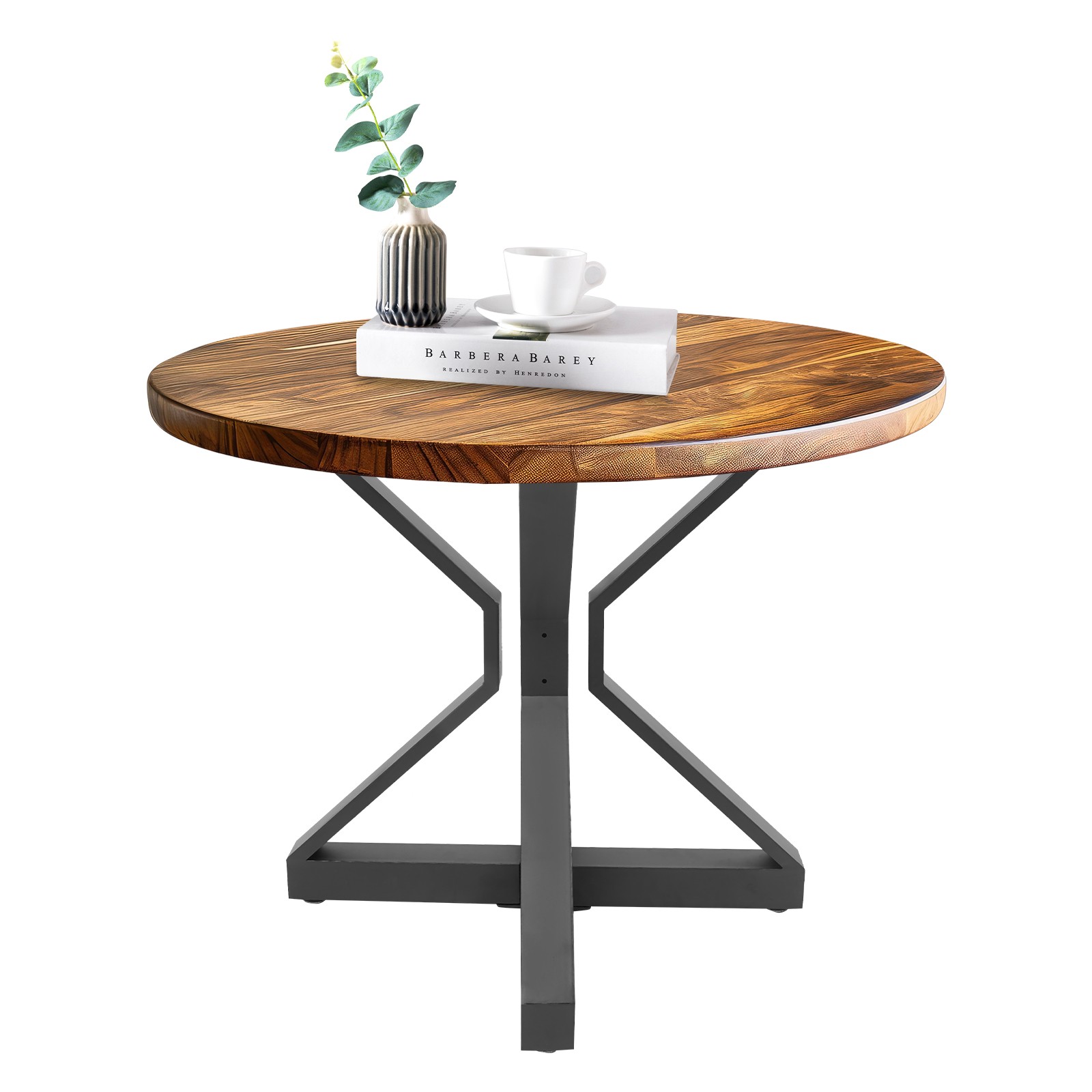 27.6in Metal Table Leg Dining Table Base with Suction Cups & Pre-Drilled Holes