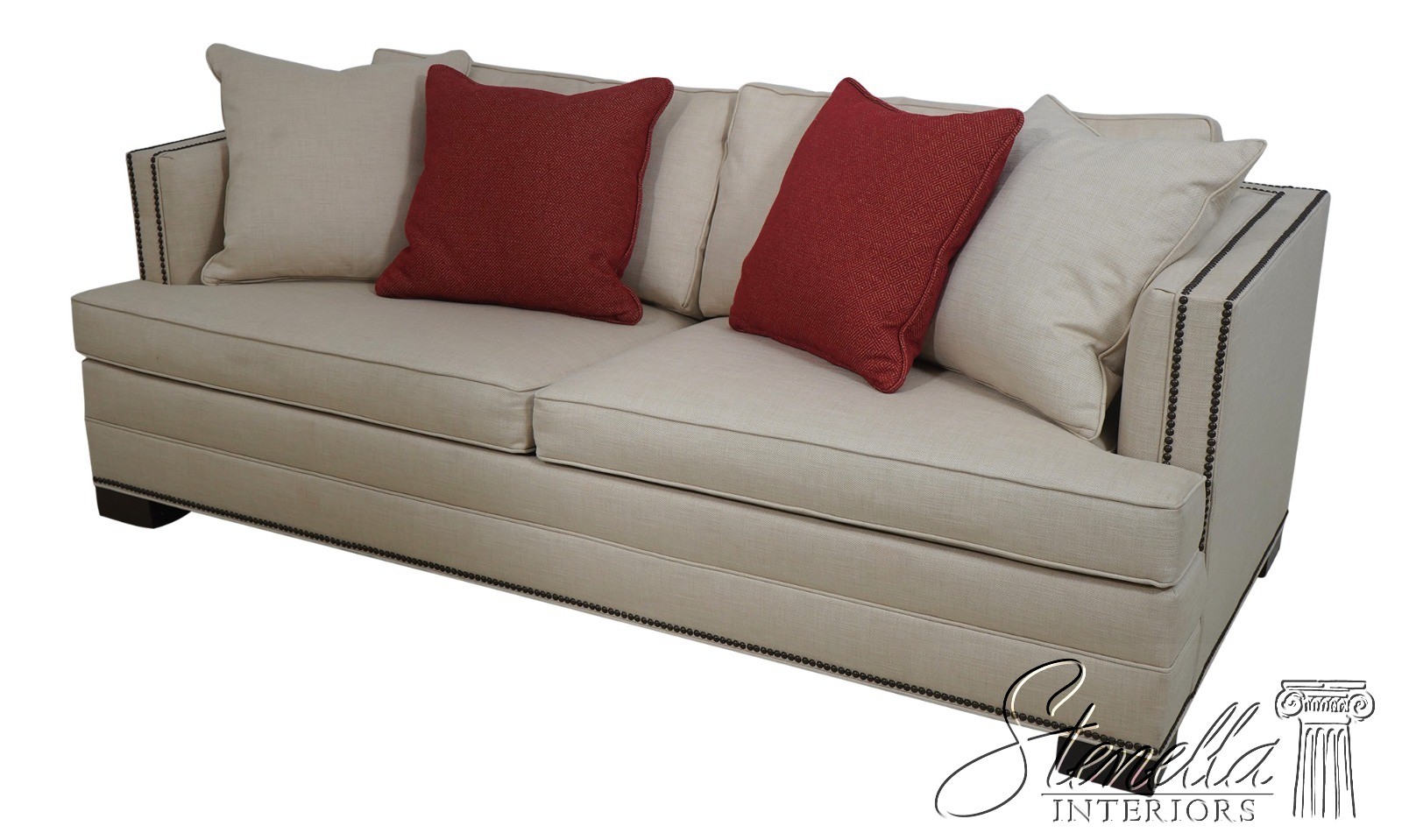 69909: ETHAN ALLEN Astor Track Arm Loveseat