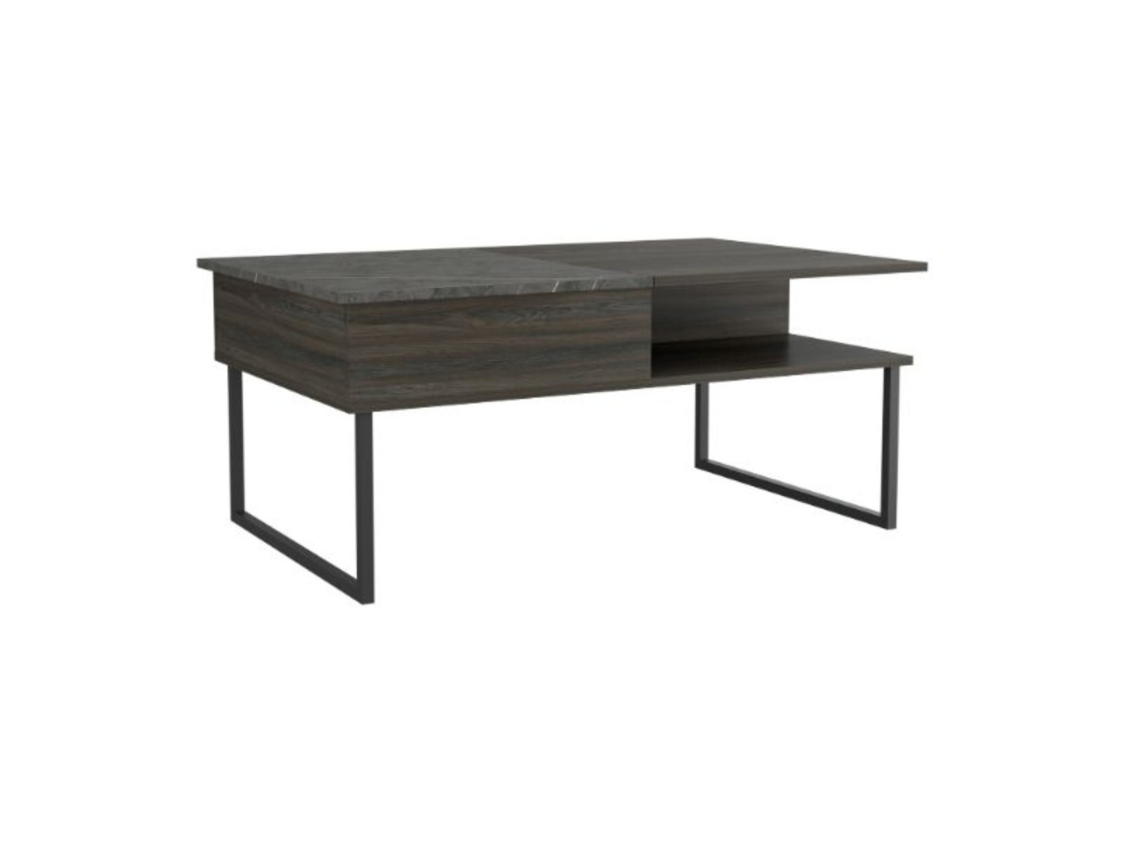 Lift Top Coffee Table Juvve, One Shelf, Carbon Espresso// / Onyx Finish