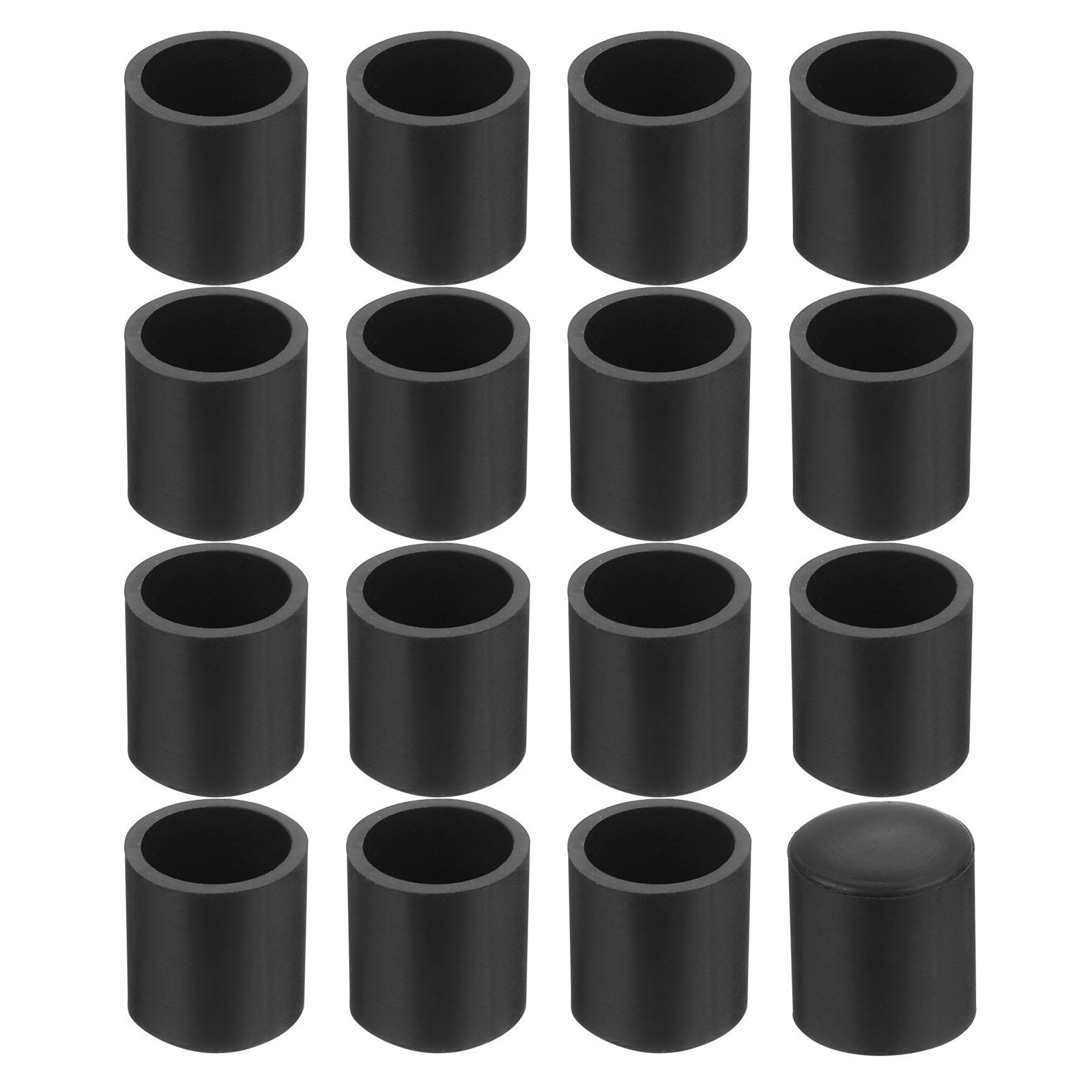 36Pcs Chair Leg Caps 14mm (5/9 Inch) Non-Slip Chair Leg Tips Black