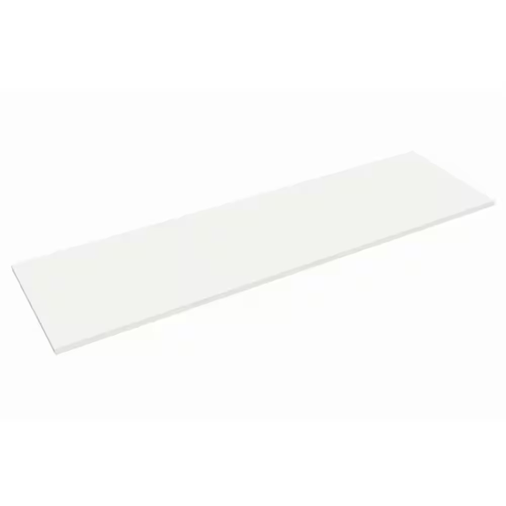 Selectives 48 In. L X 14 In. D White Laminate Wall Mounted Shelf