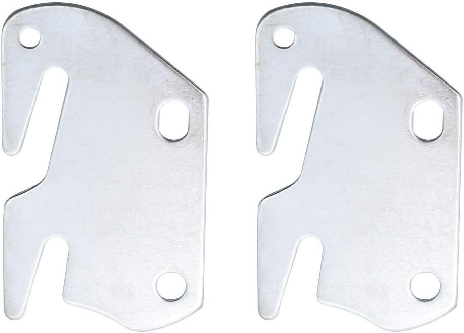 4 Pack Bed Frame Hooks Wooden Bed Rail Hook Plates Pin Brackets Headboard Set 4P