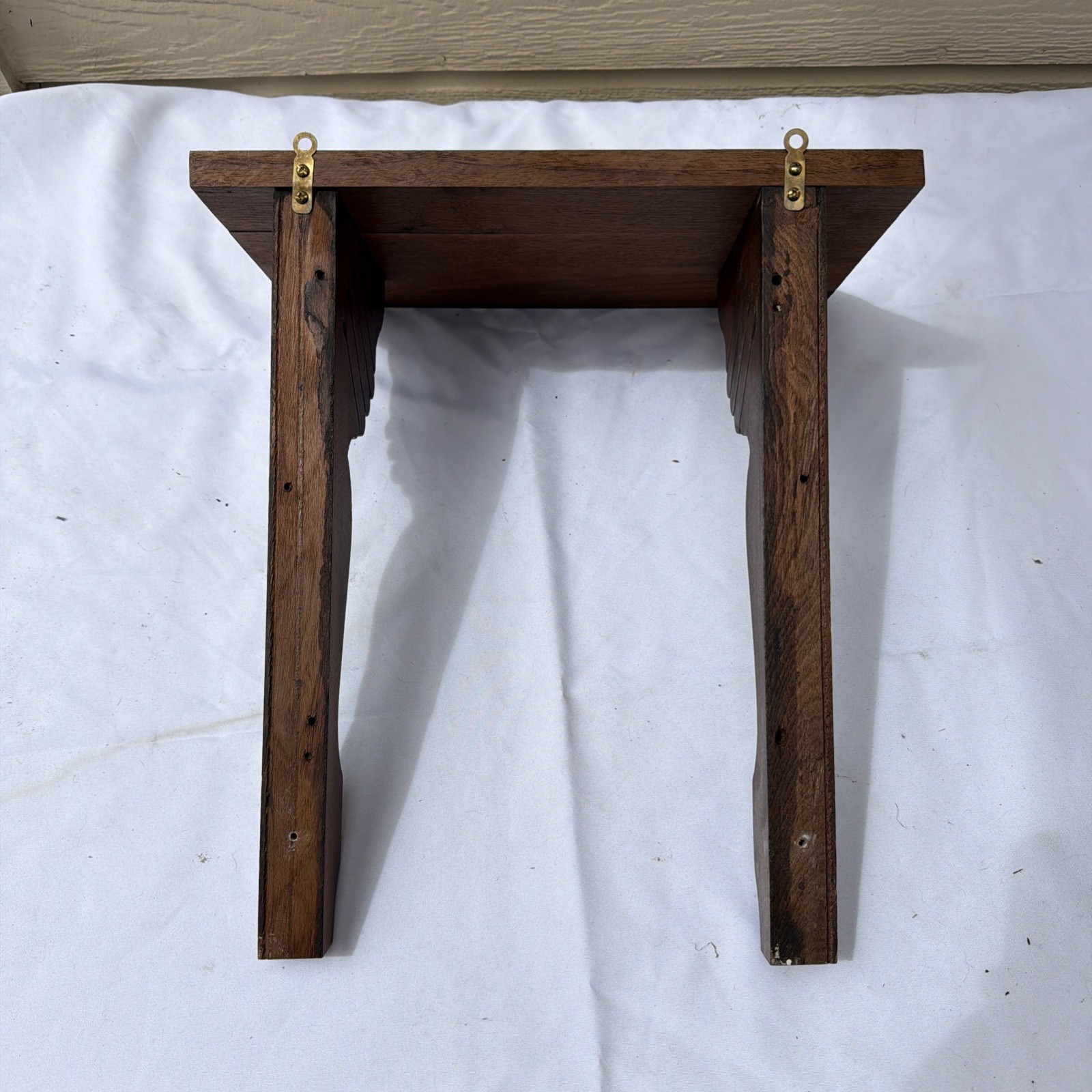 Antique 1800s Victorian Eastlake Style?? Mantle Clock Shelf Ornate Carved Wood