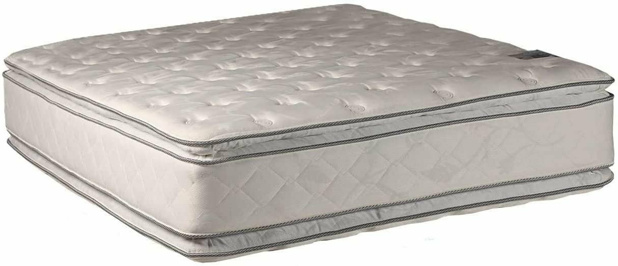 DS USA Serenity PillowTop Mattress Only – (King 76″x80″x12″) Medium Soft…