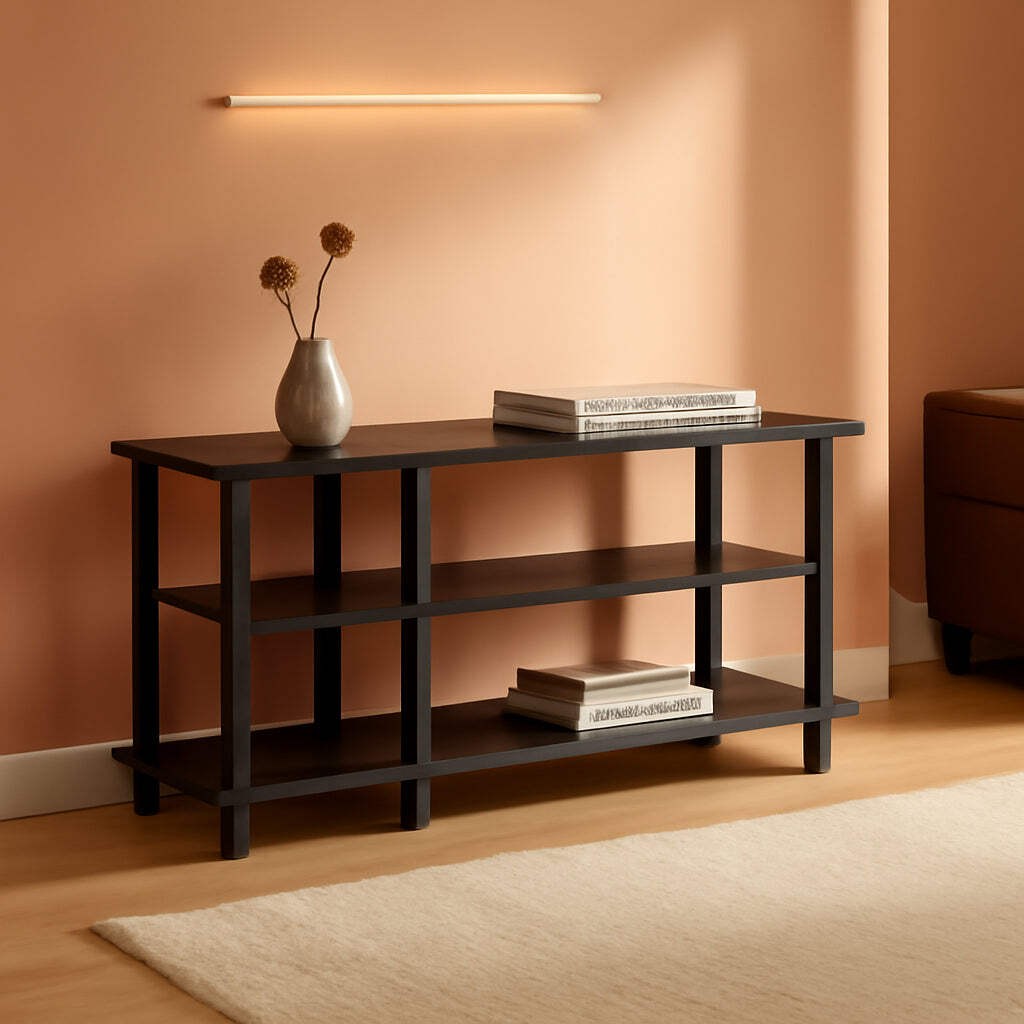 Turn-N-Tube 3-Tier TV Stand For 50-Inch TV No Tools Assembly