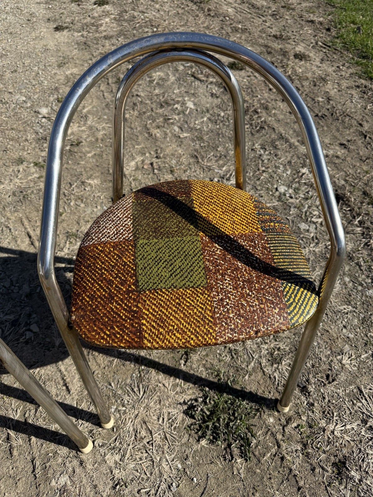 The Modern Crafts Co. Pair of Vintage Folding Children’s Chairs Multicolor