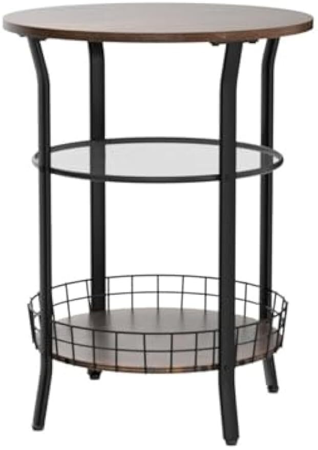 Industrial Vintage Side Table, Coffee Table for Office