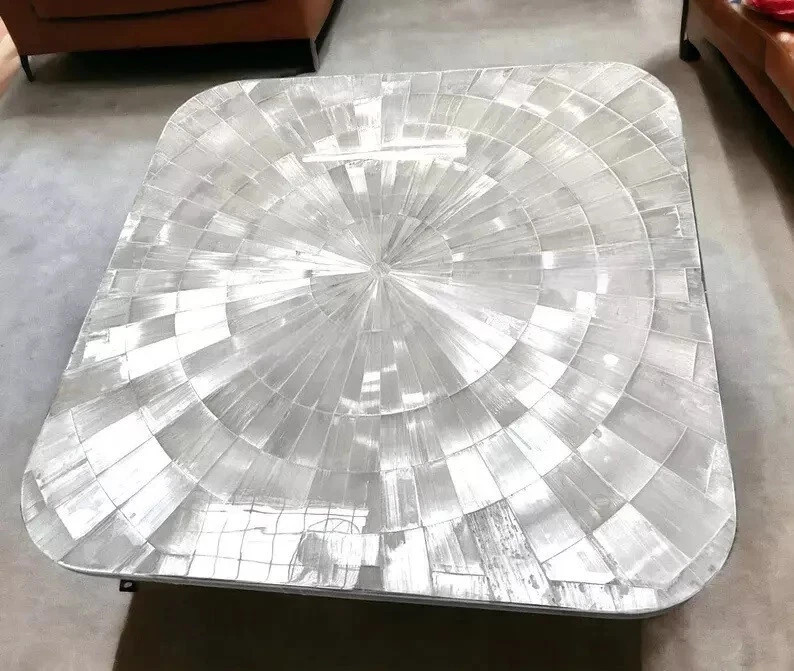 Selenite Sun Burst Luxury Dining Table Top Crystal Healing Stone Hallway Decor