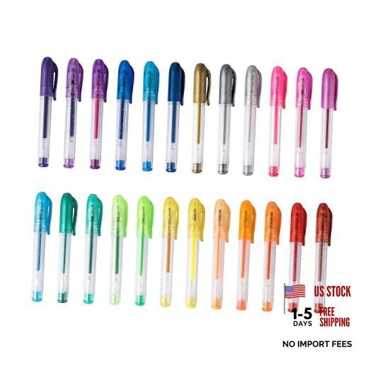 24 Pack Mini Glitter Gel Pen,Tiny Pens for School,Office and Home… () 1