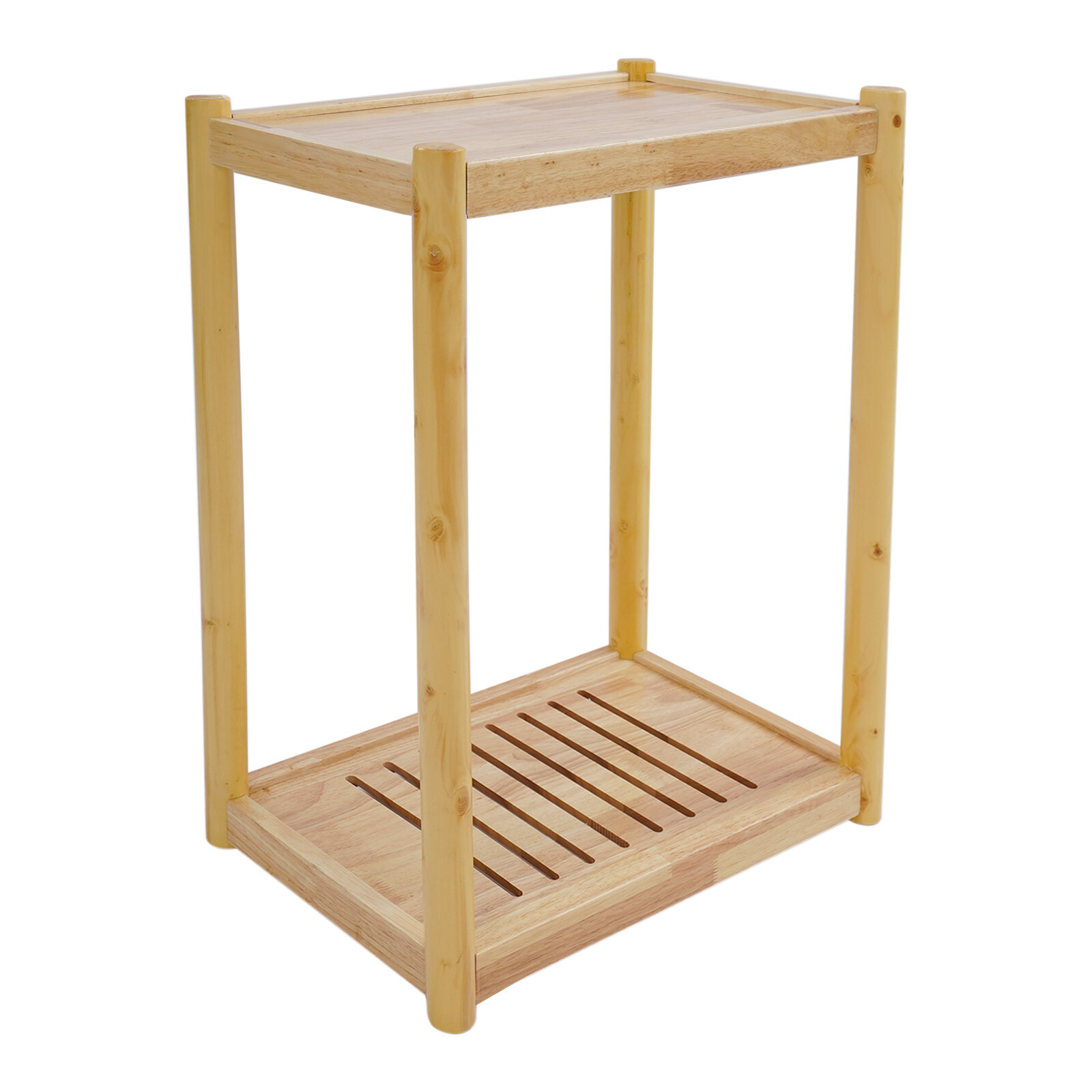 Wood Printer Stand Mobile Printer Table Under Desk Printer Cart 20kg/44lbs