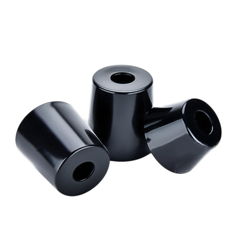 Black Rubber Pads Tile Floor Protectors With Washer for Table Chair Furniture