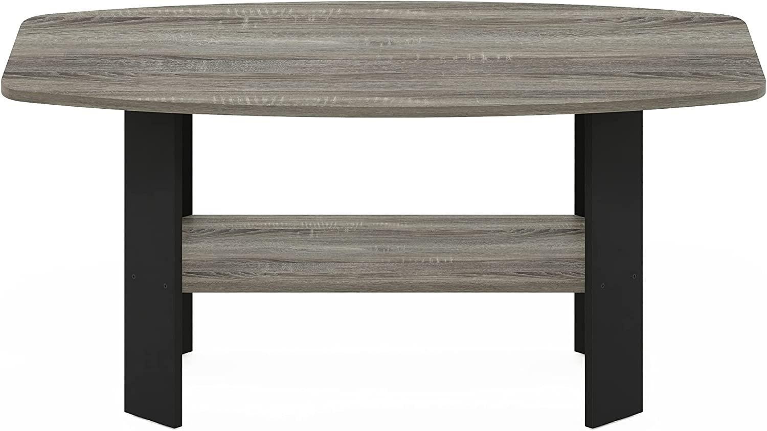 Simple Design Coffee Table French Oak Grey Black Best New