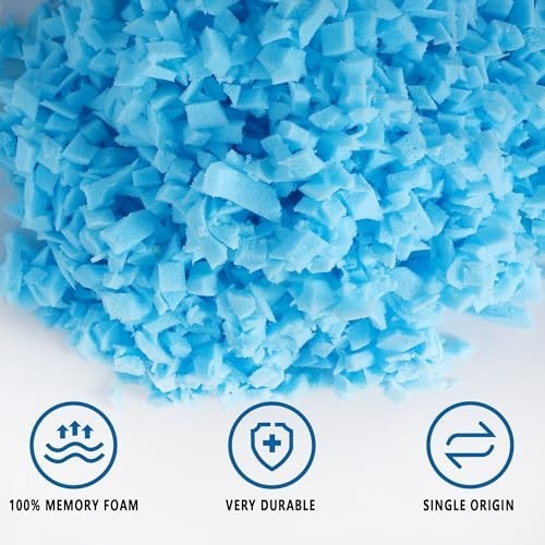 10 LBS Bean Bag Filler,Comfortable and Soft Bean Bag Chair Filler, Memory Foam