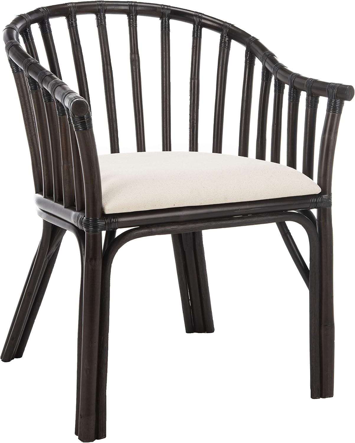 Stylish Safavieh Gino Black Arm Chair for Modern Home Decor