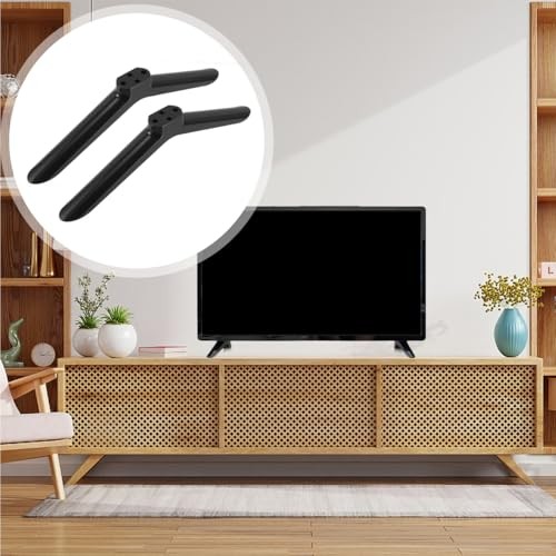 Universal Tv Stand Legs Replacement Base for Flat Screen Tvs 8.85X2.16X0.70In