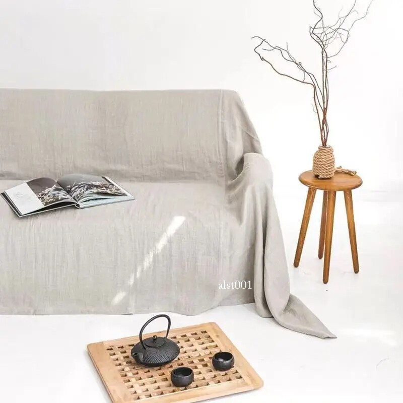 Premium Quality Sofa Slipcover 100% Linen Sofa Cover Soft Couch Chair Cover
