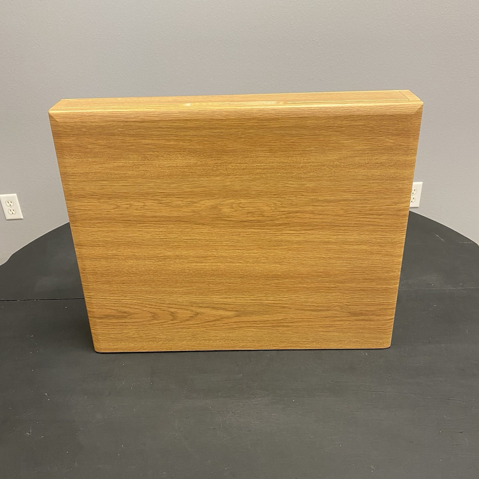 Oak Finish Wall Mount Pull Down Desk/laptop Workstaion Home Office