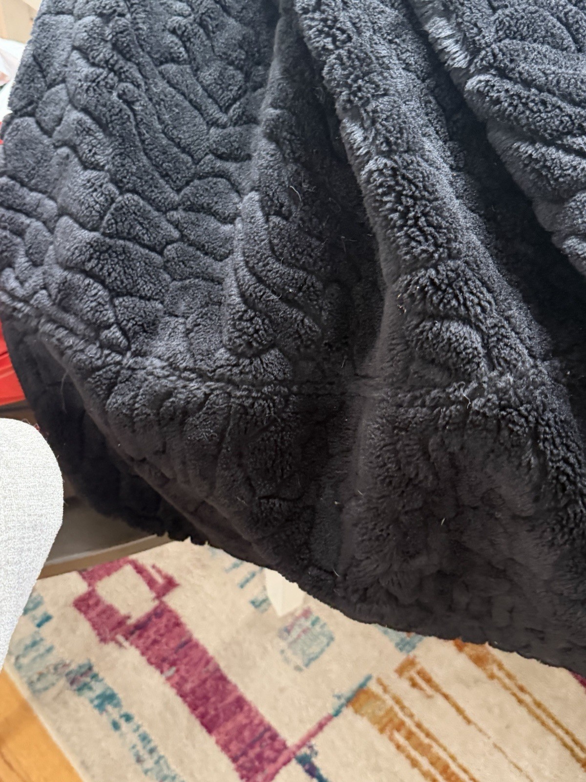 Lovesac Supersac Black Bean Bag Cover Obsidian Phur