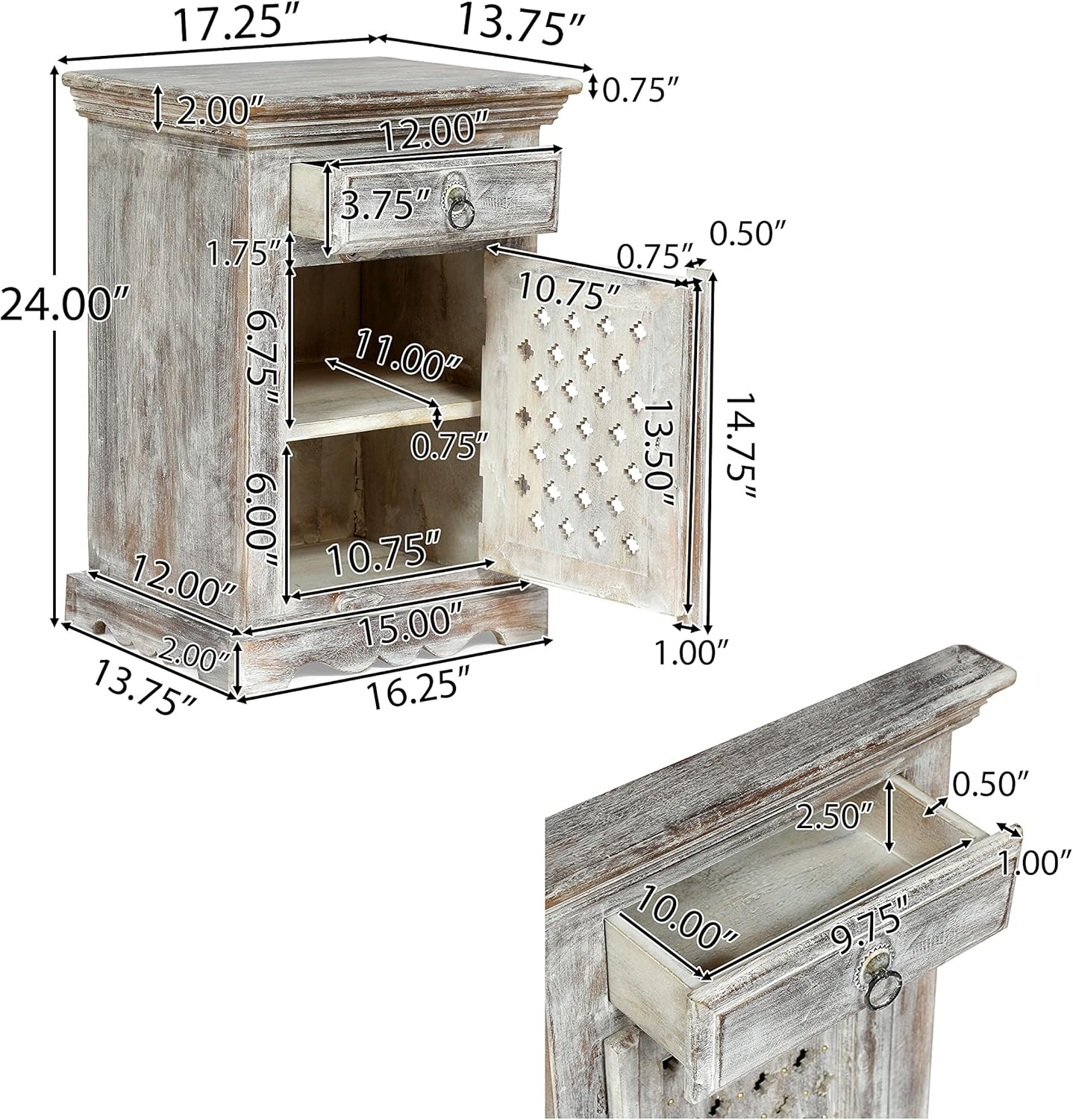 NIGHTSTAND, White