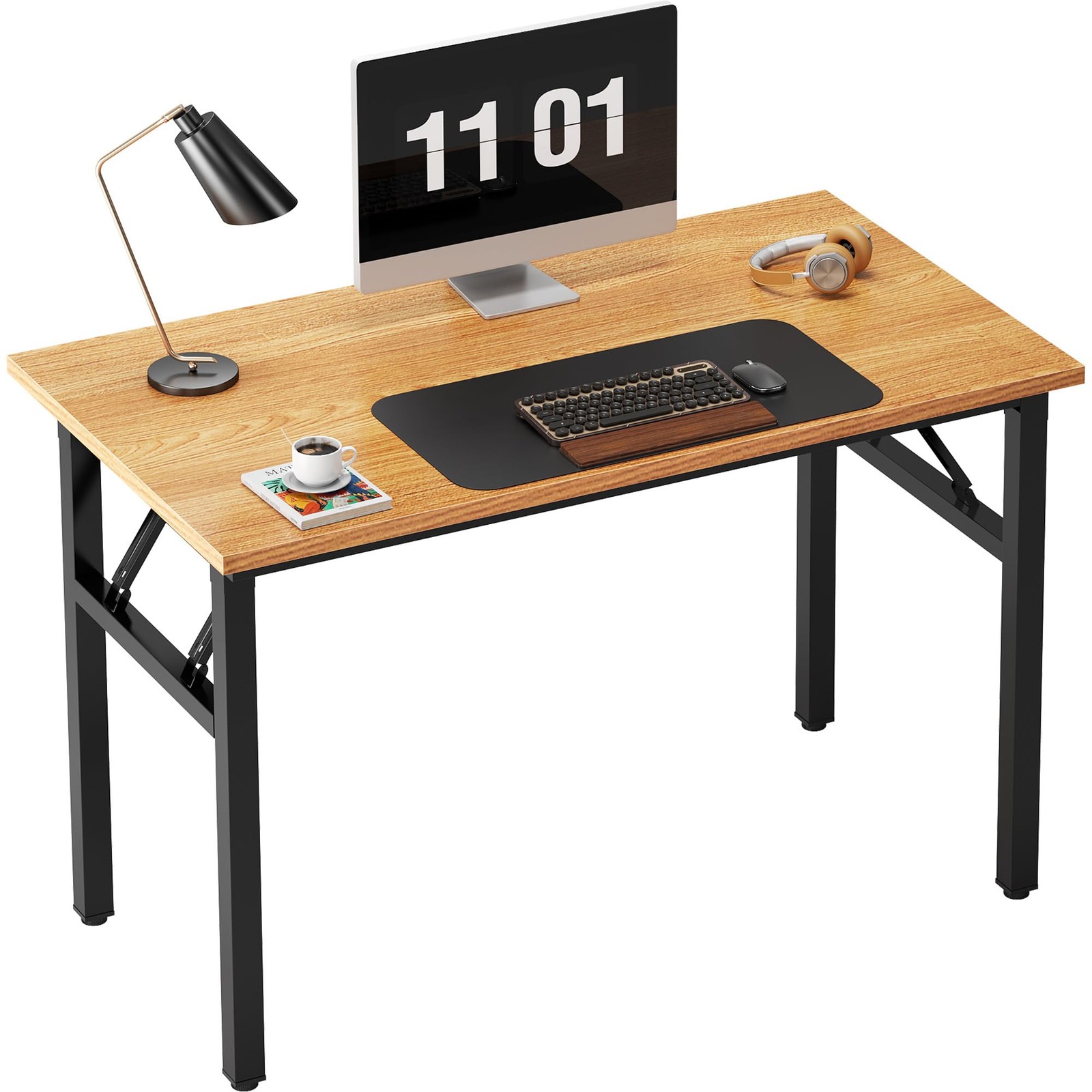 Need Folding Computer Desk 39.4 Inch Foldable Office Writing Work Study