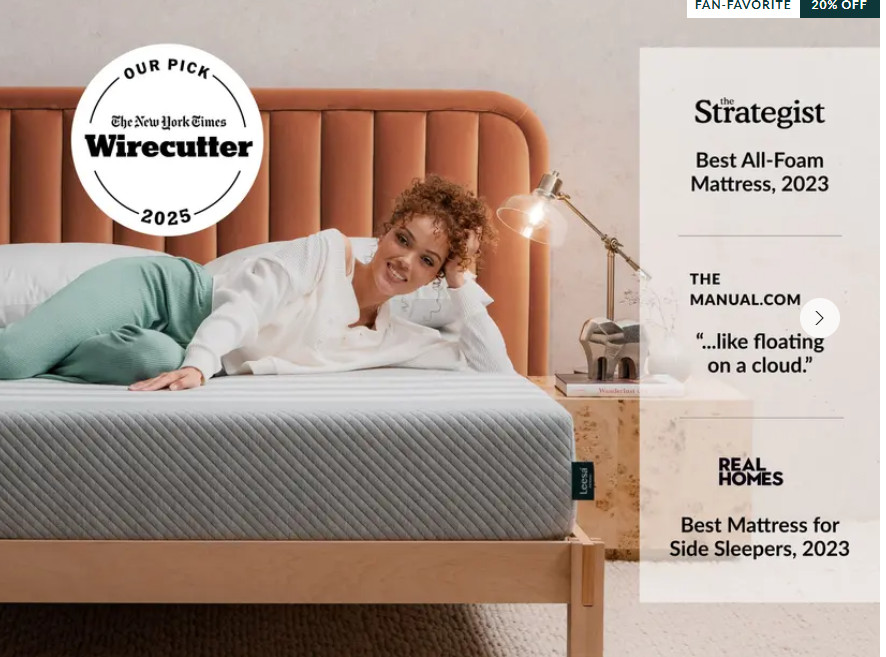 Leesa Natural Mattress, Queen