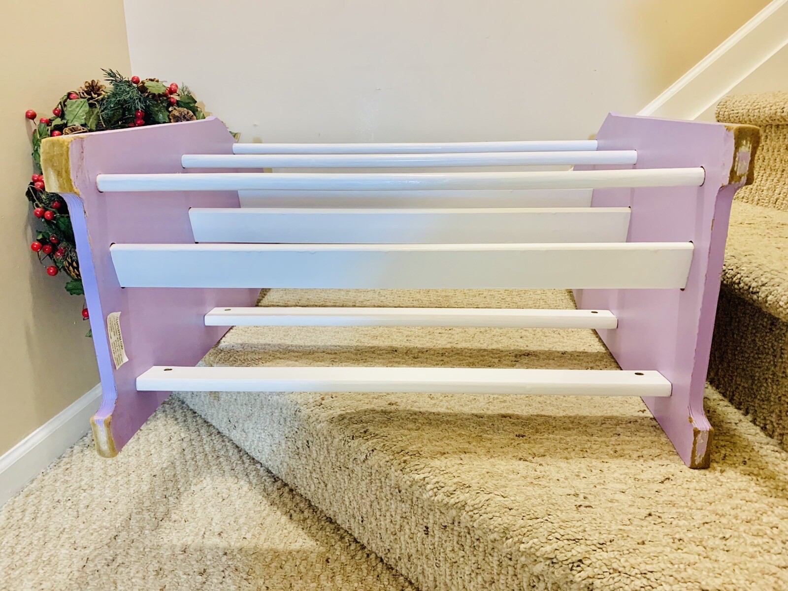DISNEY PRINCESS Delta Enterprise Corp Shoe Rack Foot Stand Bench ©️2005- RARE!!
