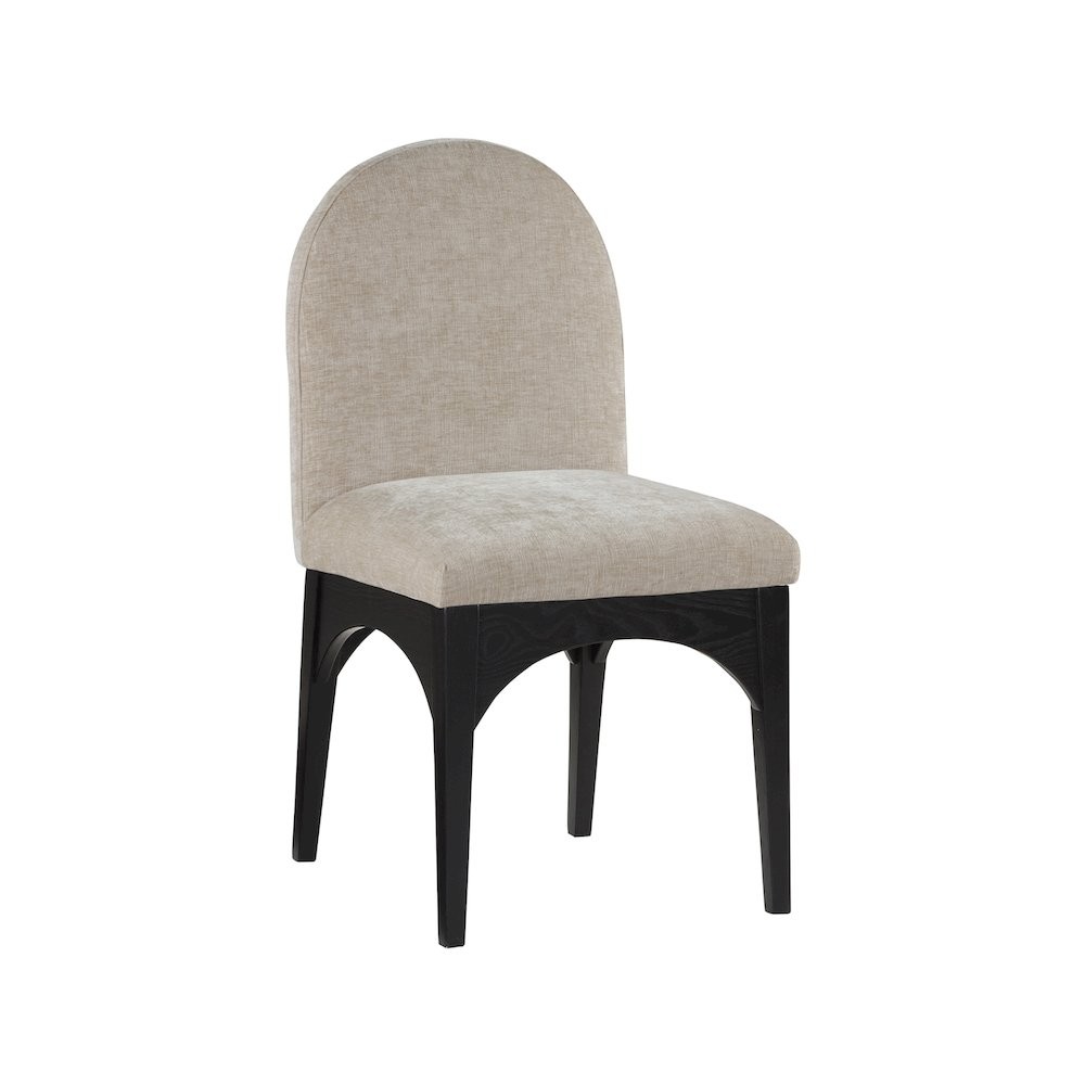 Waldorf Beige Chenille Fabric Dining Chair