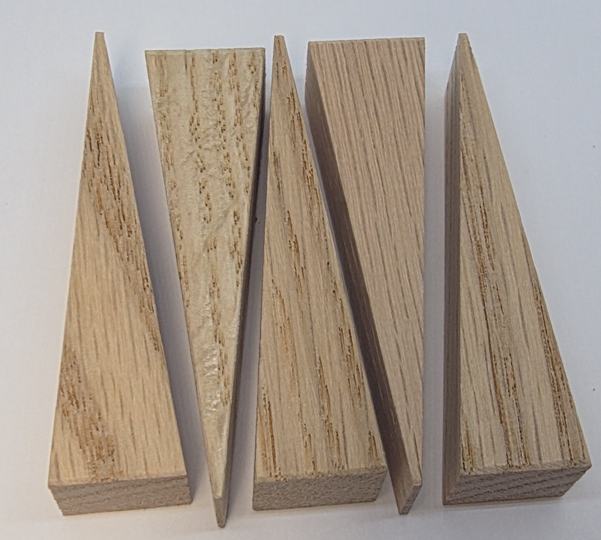 5 or 500 Count Hardwood Caning Wedges weaving chair back spline cane tool seat