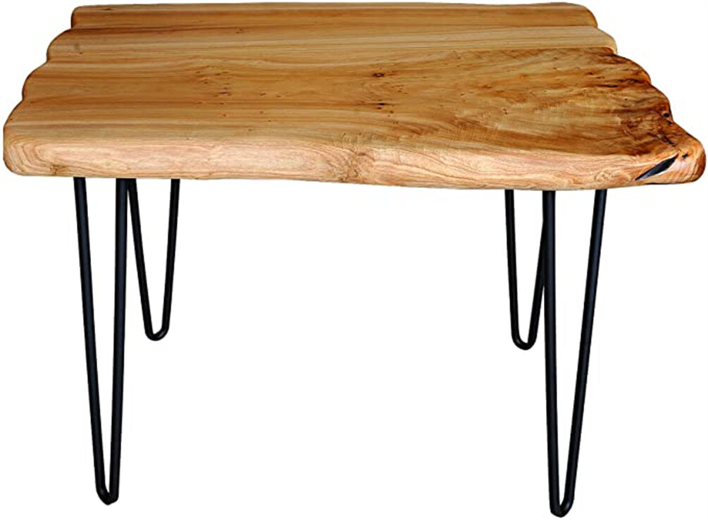 GREENAGE Cedar Roots Coffee Table with 4 Hairpin Legs Large Size 21″ Height