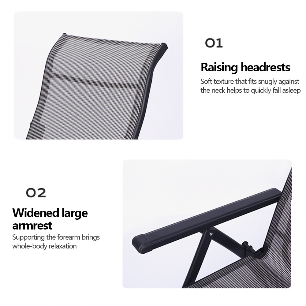 Outdoor Zero Gravity Chair Foldable Patio Lounge Chair Beach Reclining Chairs