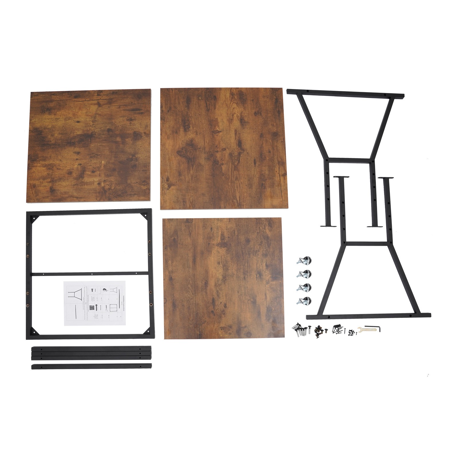 3-Tier Printer Stand For Home/Office Printer Storage Cart With Adjustable Design