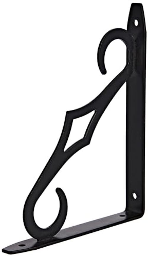 John Sterling Colonial Style Decorative Shelf 1 Count (Pack of 1) Black