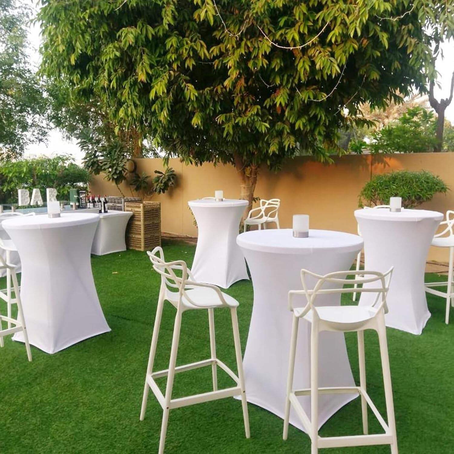 32 Inch White Ultra light weight Folding Table Outdoor