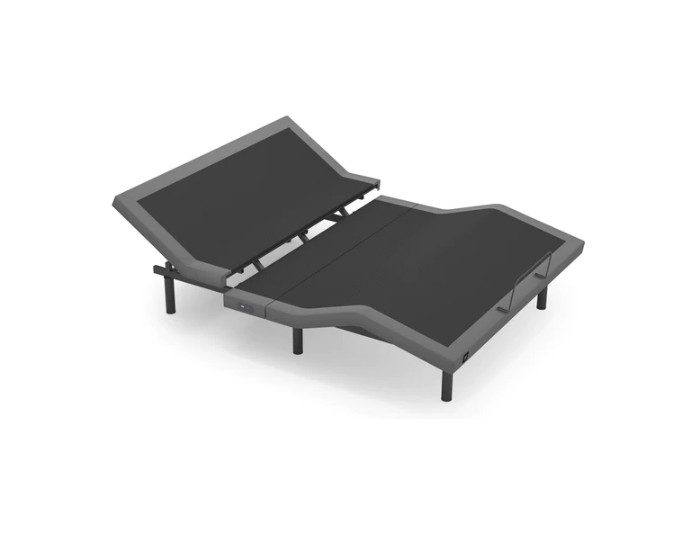 Rize Split King “Lumbar” Adjustable bed set & 2 free Tempurpedic king pillows