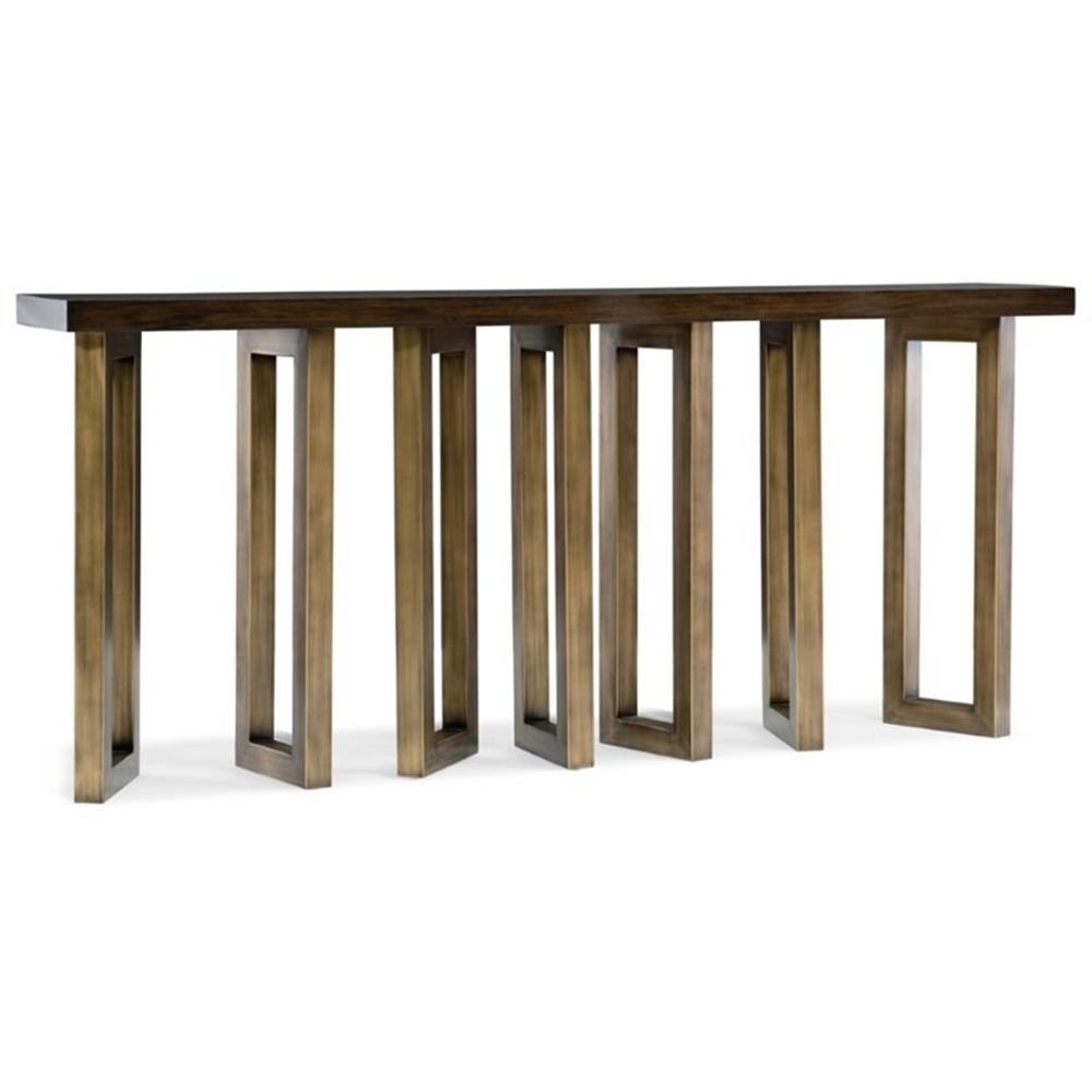 Hooker Furniture Melange Connelly Hall Console in Dark Wood