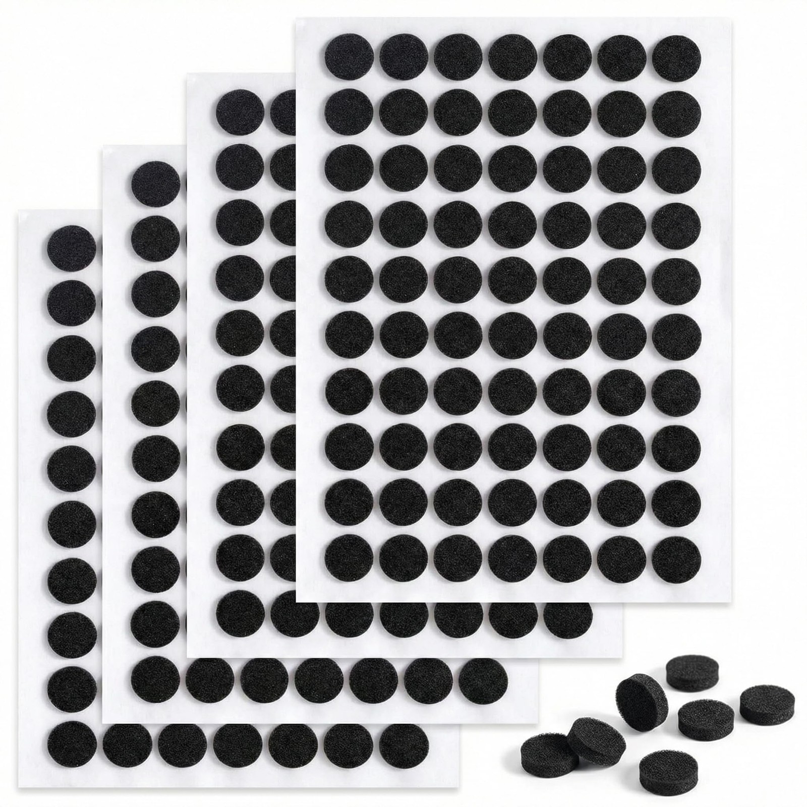 308 Pcs EVA Foam Furniture Pads Round Self Adhesive Felt Dots for Cabinets Desks