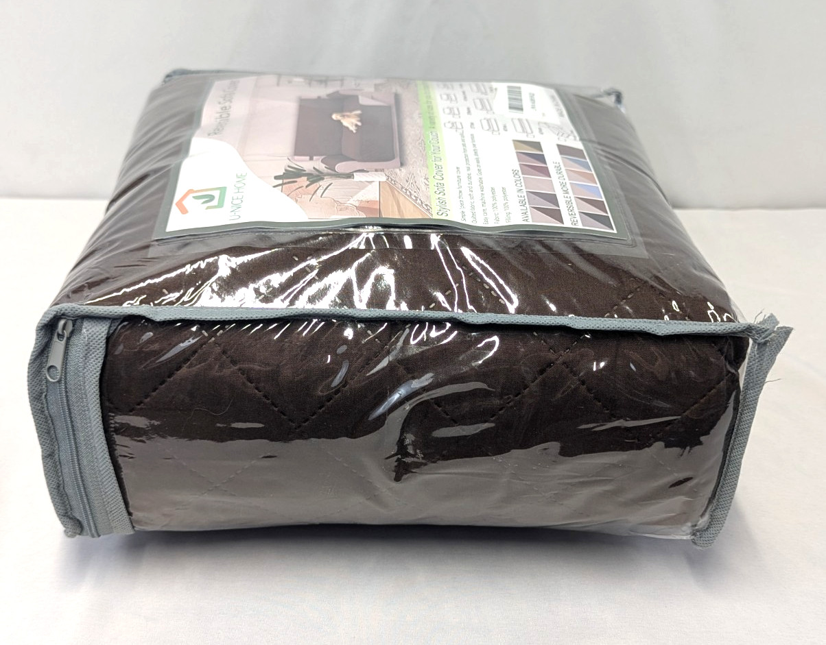 NEW 91″ Protective Sofa Cover Reversible Couch Cover for Pets with Elastic Strap