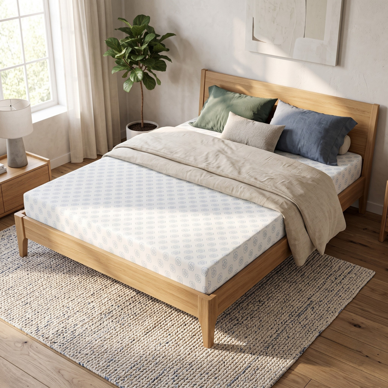 6 & 8 inch Medium Plush Memory Foam Mattress in Box Fiberglass-Free CertiPUR-US