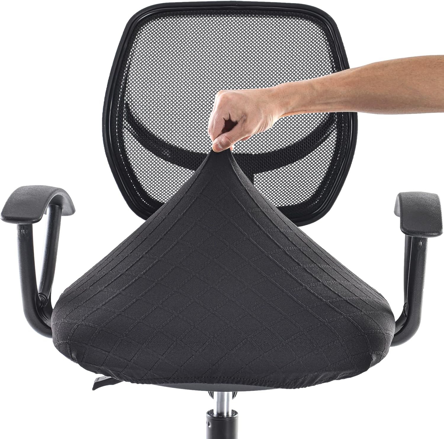 Stretch Jacquard Office Chair Cover, Removable Washable Desk Chair Cover,
