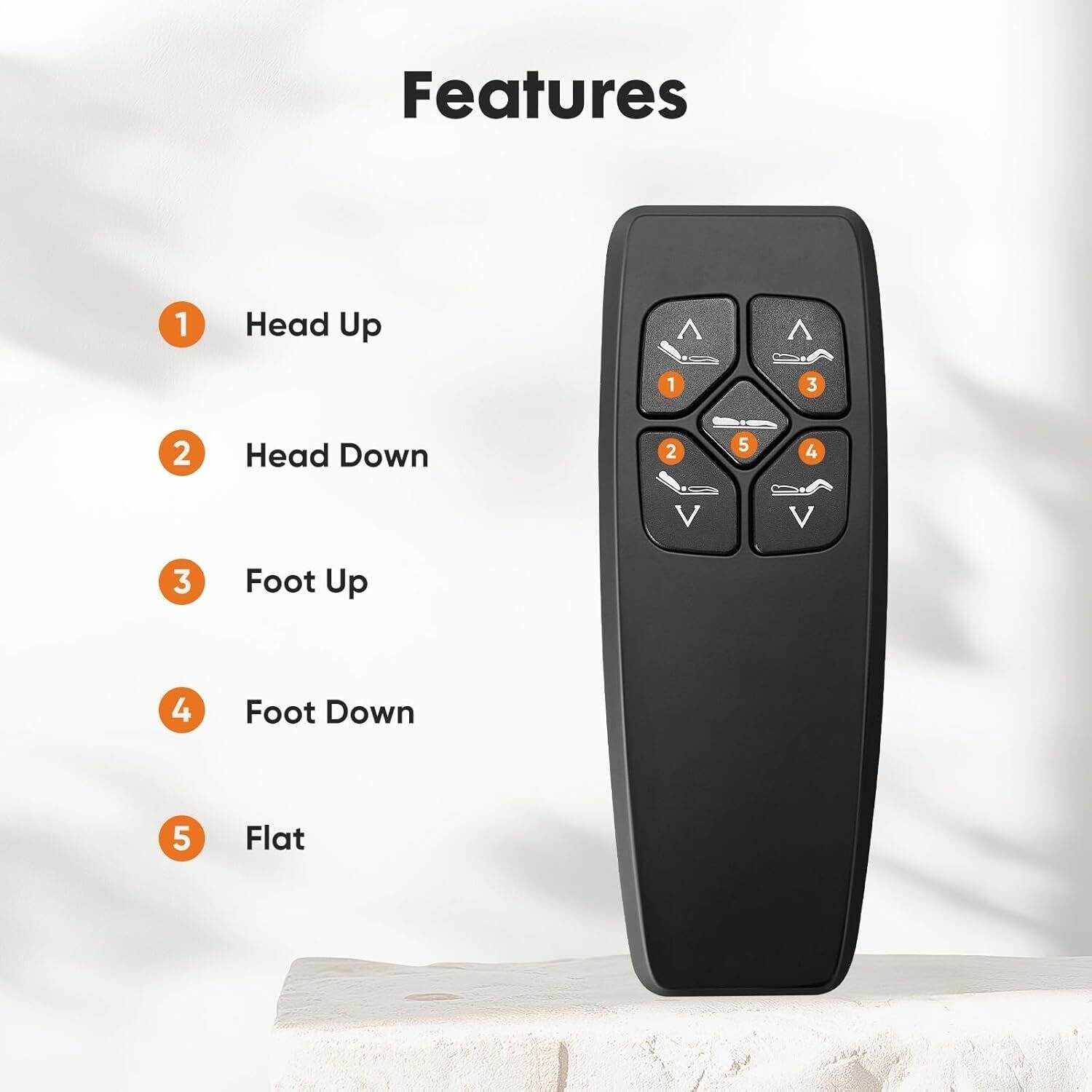 Full Size Adjustable Bed Frame Ergonomic Electric Bed Base with Wireless Remote
